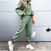 2025 Women Hoodies Sports Tops Pants Tracksuit Sweatshirt Sweat Suit Jogging Set Long Sleeve Hoodie Sport Pants Lady Suit