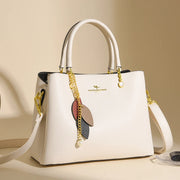 New High Quality Leather Women Tote Bag Large Capacity Shoulder Crossbody Bag Fashion Handbags Designer Ladies Messenger Bag