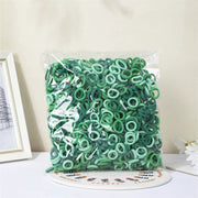 100/300/500 Pcs Girls Colorful Elastic Hair Bands Ponytail Hold Hair Tie Rubber Bands Scrunchie Hair Accessories Bands for Girls