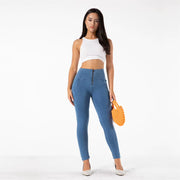 Shascullfites Melody Fit Jeans Full Length Push up Skinny Slim High Waist  Denim Jeans for Woman Summer