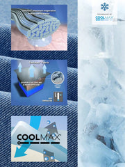 EMERY ROSE Coolmax Front Button Denim Skirt