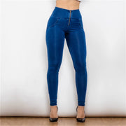 Shascullfites Melody Fit Jeans Full Length Push up Skinny Slim High Waist  Denim Jeans for Woman Summer