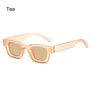 Men Vintage Rectangle Frame Sunglasses Fashion Retro Sun Glasses Luxury Brand Design UV400 Shades Eyewear Women Goggles